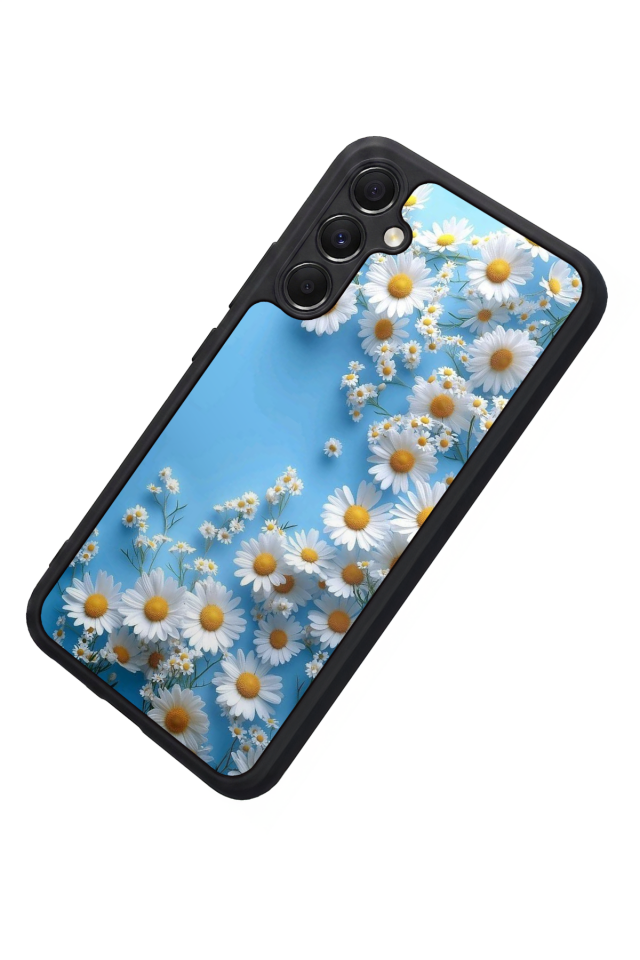 Samsung Galaxy A34 Uyumlu Cicek Tasarımlı Glossy Premium Kılıf