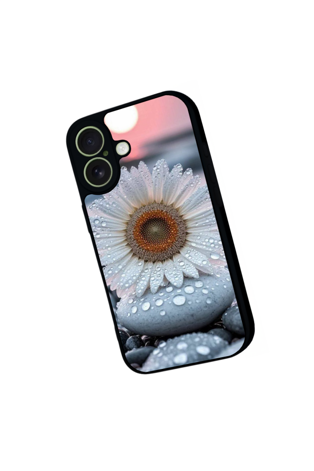 iPhone 17 Uyumlu Cicek Tasarımlı Glossy Premium Kılıf