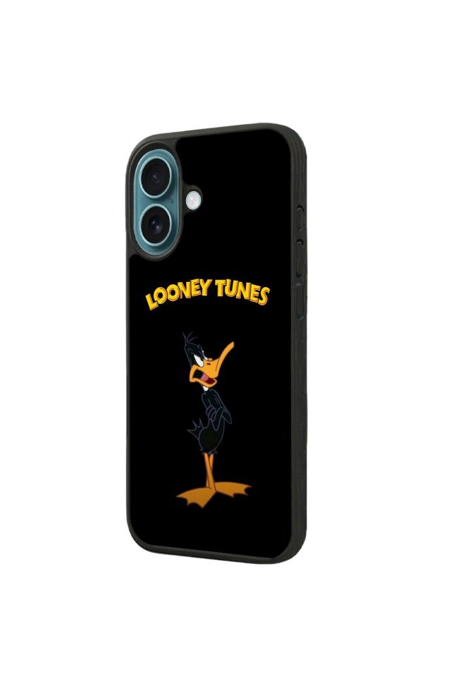 iPhone 16 Plus Uyumlu Daffy duck Tasarımlı Glossy Premium Kılıf