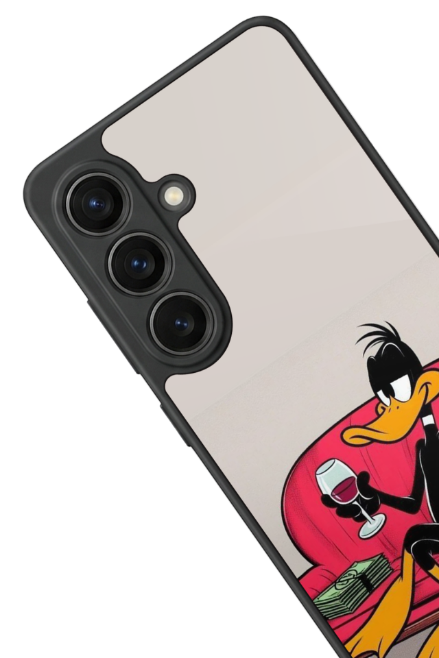 Samsung Galaxy S26 Uyumlu Daffy duck Tasarımlı Glossy Premium Kılıf