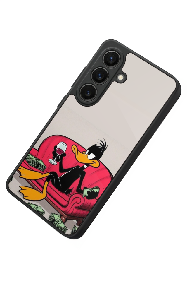 Samsung Galaxy S26 Uyumlu Daffy duck Tasarımlı Glossy Premium Kılıf