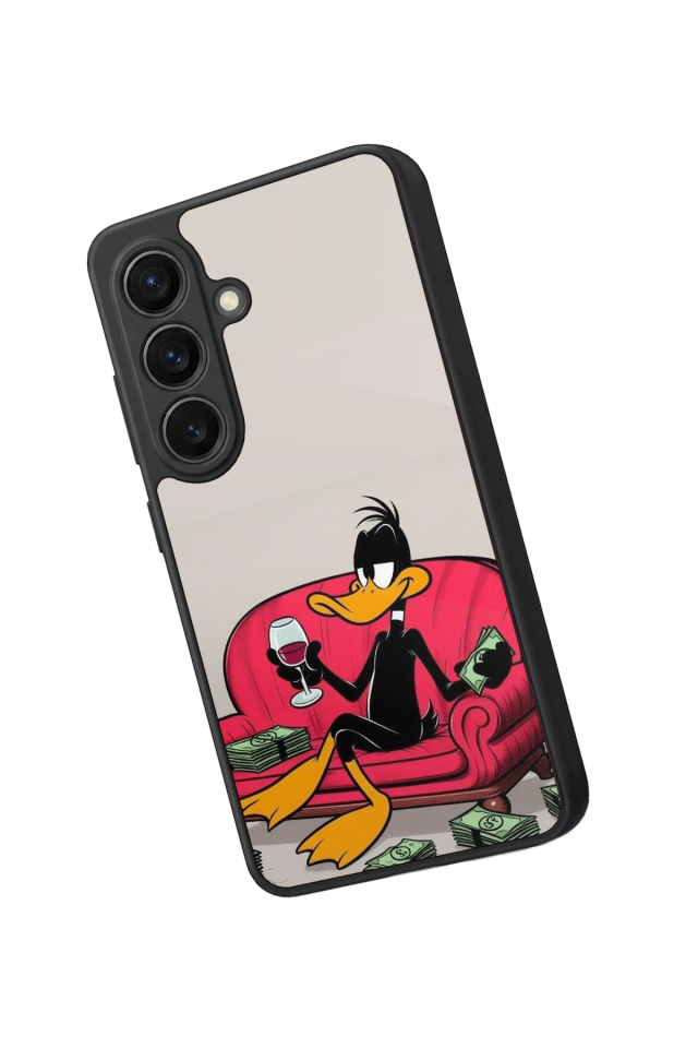 Samsung Galaxy S26 Uyumlu Daffy duck Tasarımlı Glossy Premium Kılıf