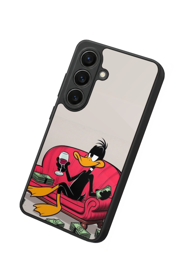 Samsung Galaxy S26 Uyumlu Daffy duck Tasarımlı Glossy Premium Kılıf