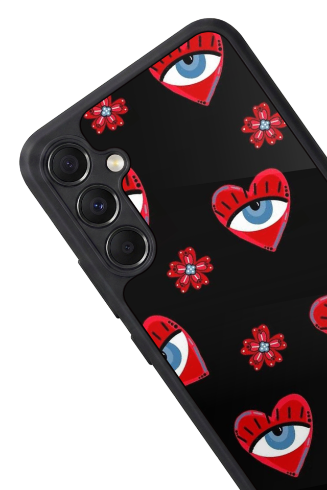 Samsung Galaxy M34 Uyumlu Göz Tasarımlı Glossy Premium Kılıf