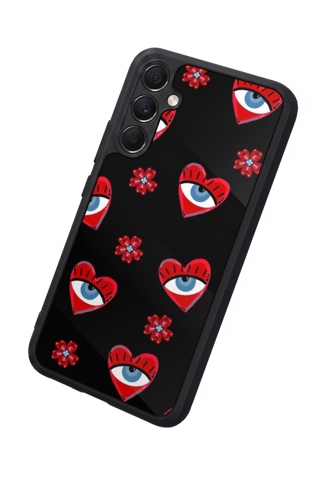 Samsung Galaxy M34 Uyumlu Göz Tasarımlı Glossy Premium Kılıf