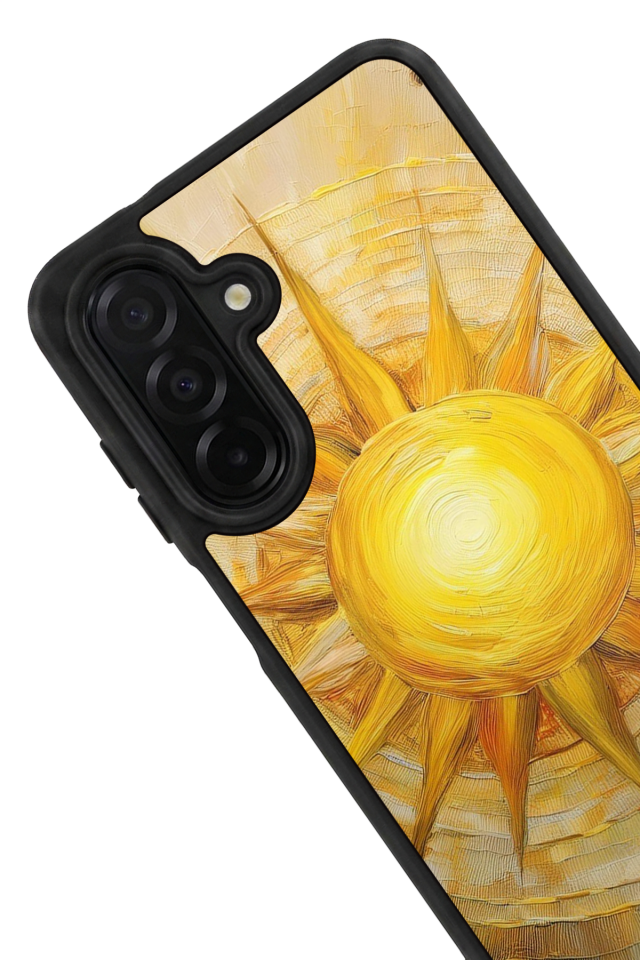 Samsung Galaxy A26 Uyumlu Güneş Tasarımlı Glossy Premium Kılıf