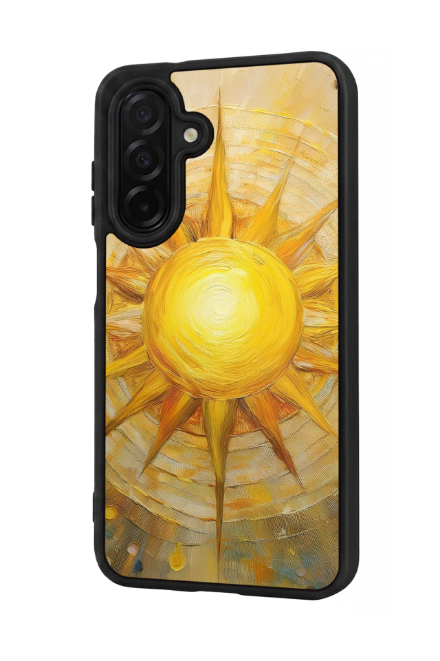 Samsung Galaxy A26 Uyumlu Güneş Tasarımlı Glossy Premium Kılıf