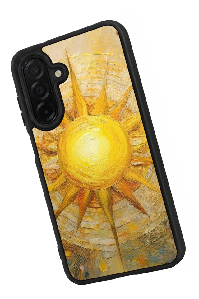 Samsung Galaxy A26 Uyumlu Güneş Tasarımlı Glossy Premium Kılıf