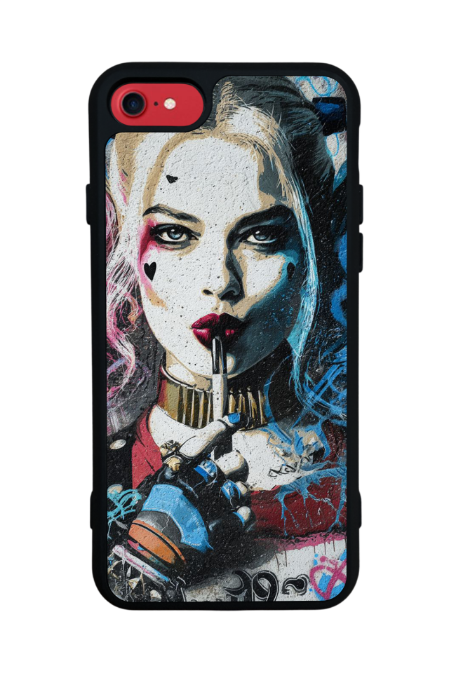 iPhone 8 Uyumlu HarleyQueen Tasarımlı Glossy Premium Kılıf