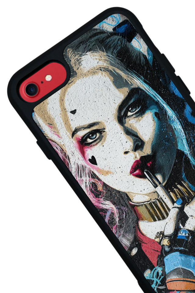 iPhone 8 Uyumlu HarleyQueen Tasarımlı Glossy Premium Kılıf