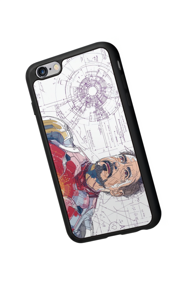 iPhone 6s Plus Uyumlu Iron Man ( Demir Adam ) Tasarımlı Glossy Premium Kılıf