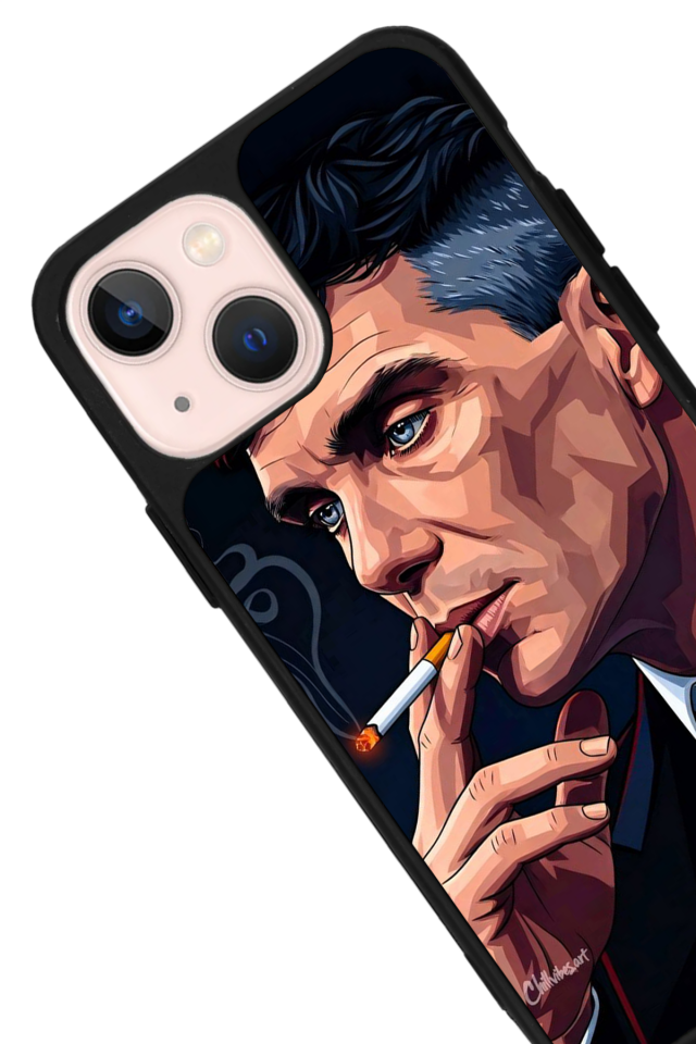 iPhone 15 Plus Uyumlu Peaky Blinders Tasarımlı Glossy Premium Kılıf