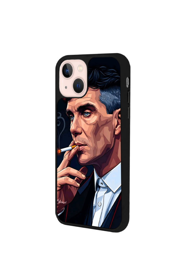 iPhone 15 Plus Uyumlu Peaky Blinders Tasarımlı Glossy Premium Kılıf