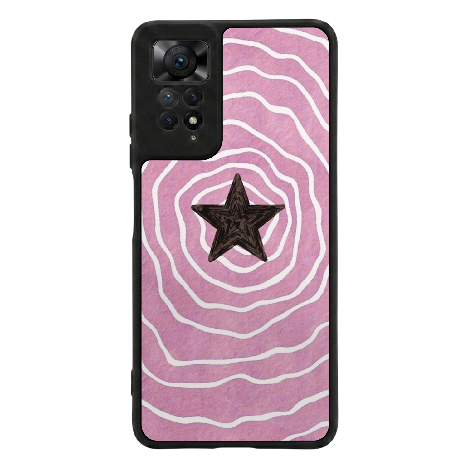 Xiaomi Redmi Note 11 Pro Uyumlu Retro Yildizlar Tasarımlı Glossy Premium Kılıf
