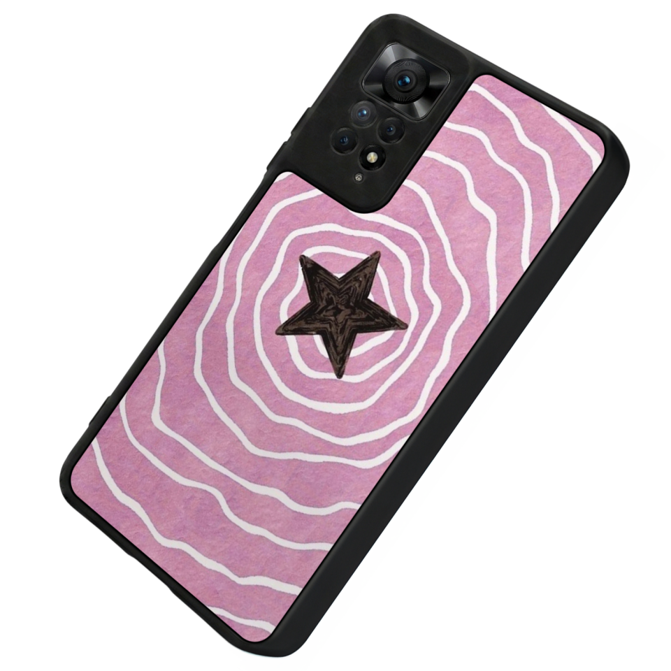 Xiaomi Redmi Note 11 Pro Uyumlu Retro Yildizlar Tasarımlı Glossy Premium Kılıf