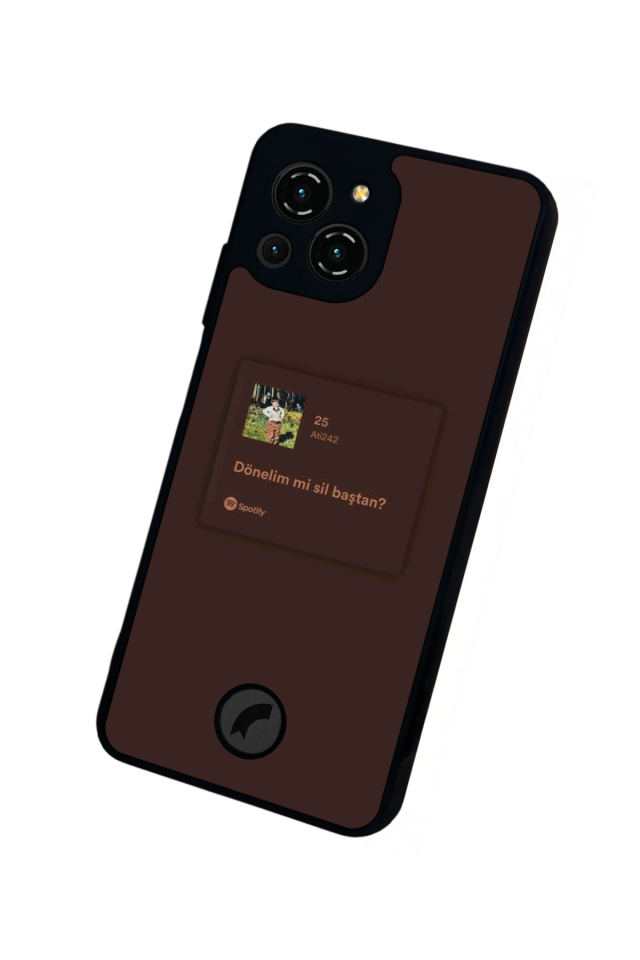 Reeder S23 Pro Max Uyumlu Sarki Sozleri Tasarımlı Glossy Premium Kılıf