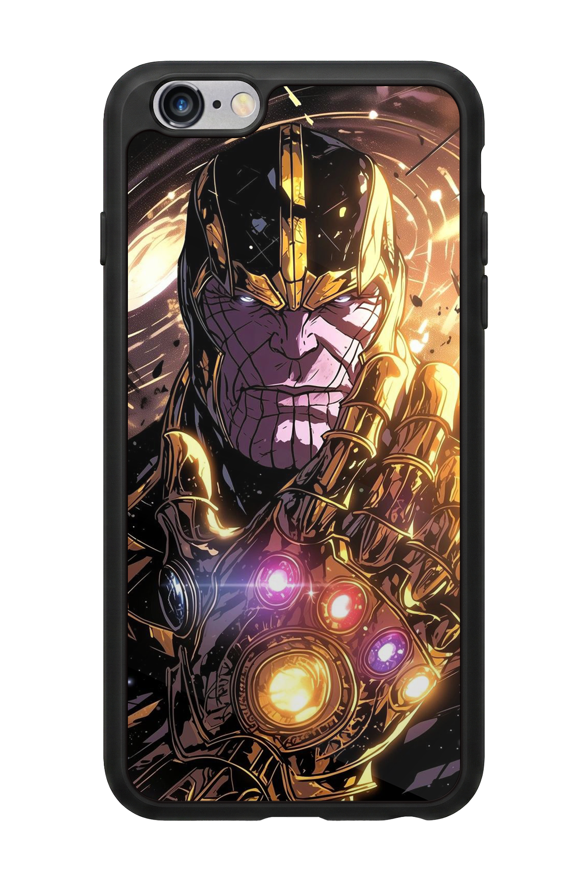 iPhone 6 Plus Uyumlu Thanos Tasarımlı Glossy Premium Kılıf