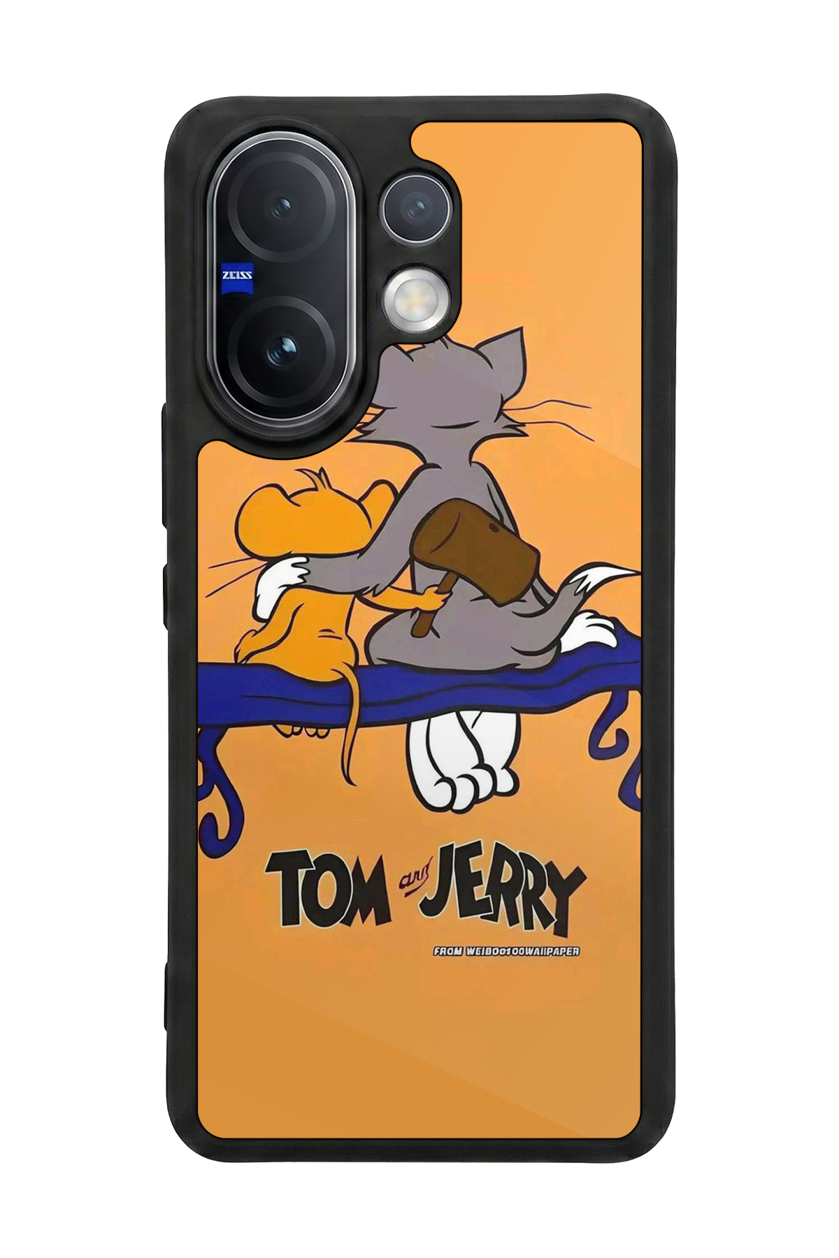 Vivo V60 Uyumlu Tom And Jerry Tasarımlı Glossy Premium Kılıf