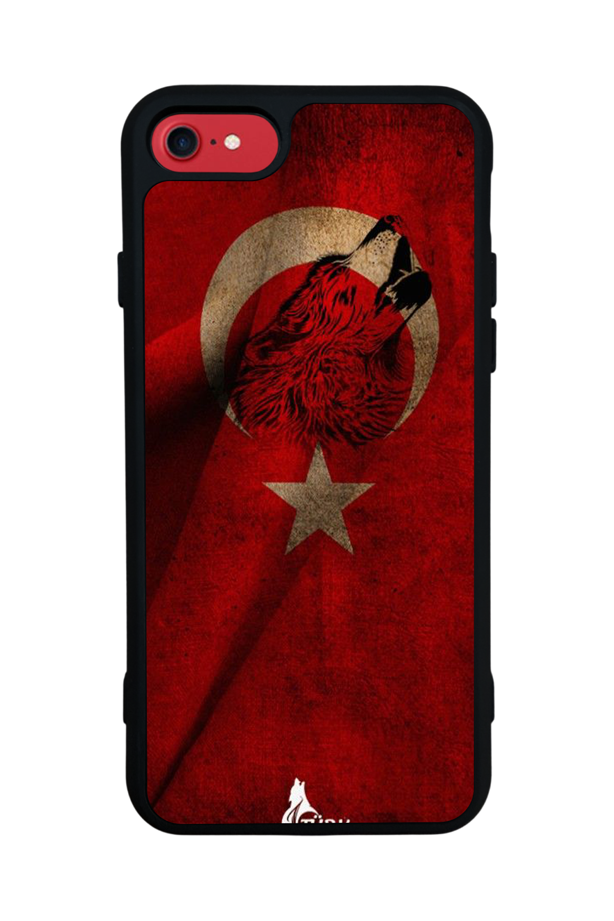iPhone SE Uyumlu Türk Bayragi Tasarımlı Glossy Premium Kılıf