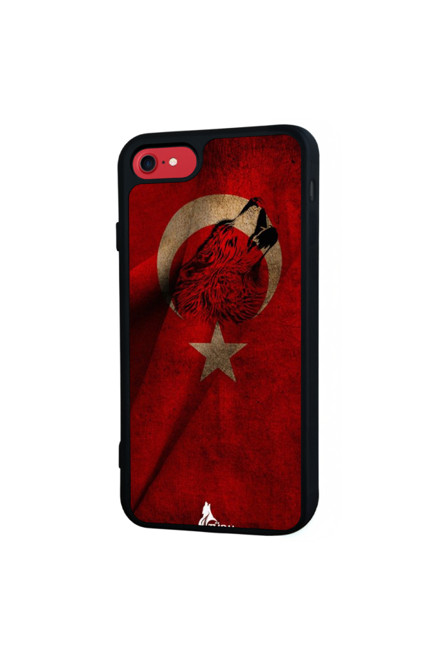 iPhone SE Uyumlu Türk Bayragi Tasarımlı Glossy Premium Kılıf
