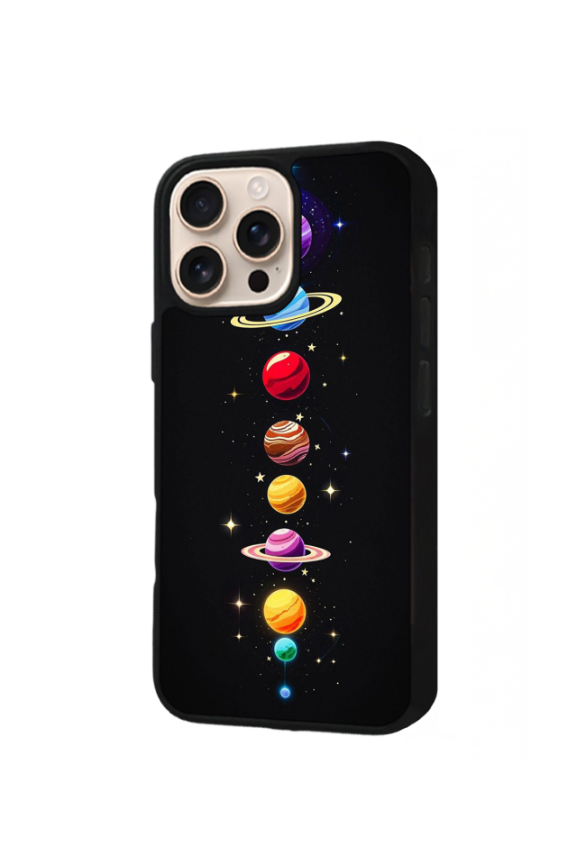 iPhone 15 Pro Max Uyumlu Uzay Tasarımlı Glossy Premium Kılıf