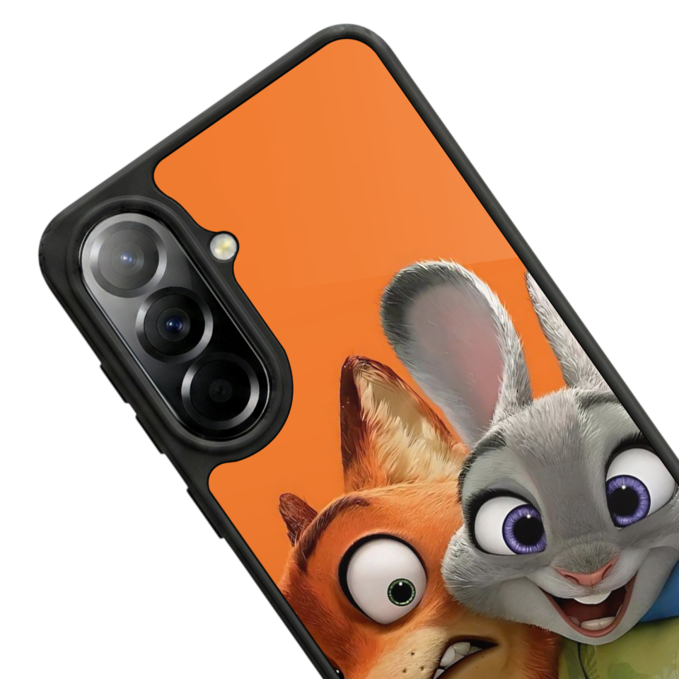 Samsung Galaxy A37 Uyumlu Zootropolis Tasarımlı Glossy Premium Kılıf