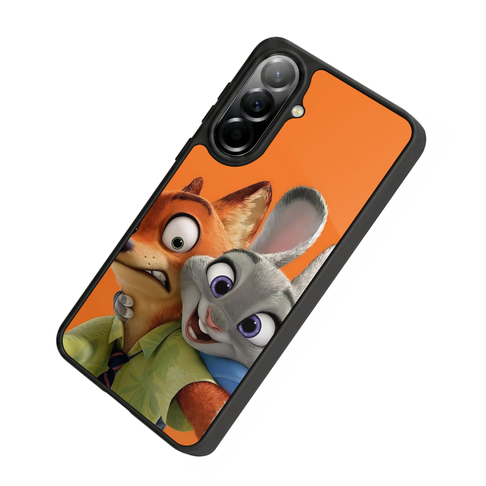 Samsung Galaxy A37 Uyumlu Zootropolis Tasarımlı Glossy Premium Kılıf