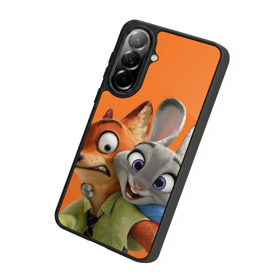 Samsung Galaxy A37 Uyumlu Zootropolis Tasarımlı Glossy Premium Kılıf