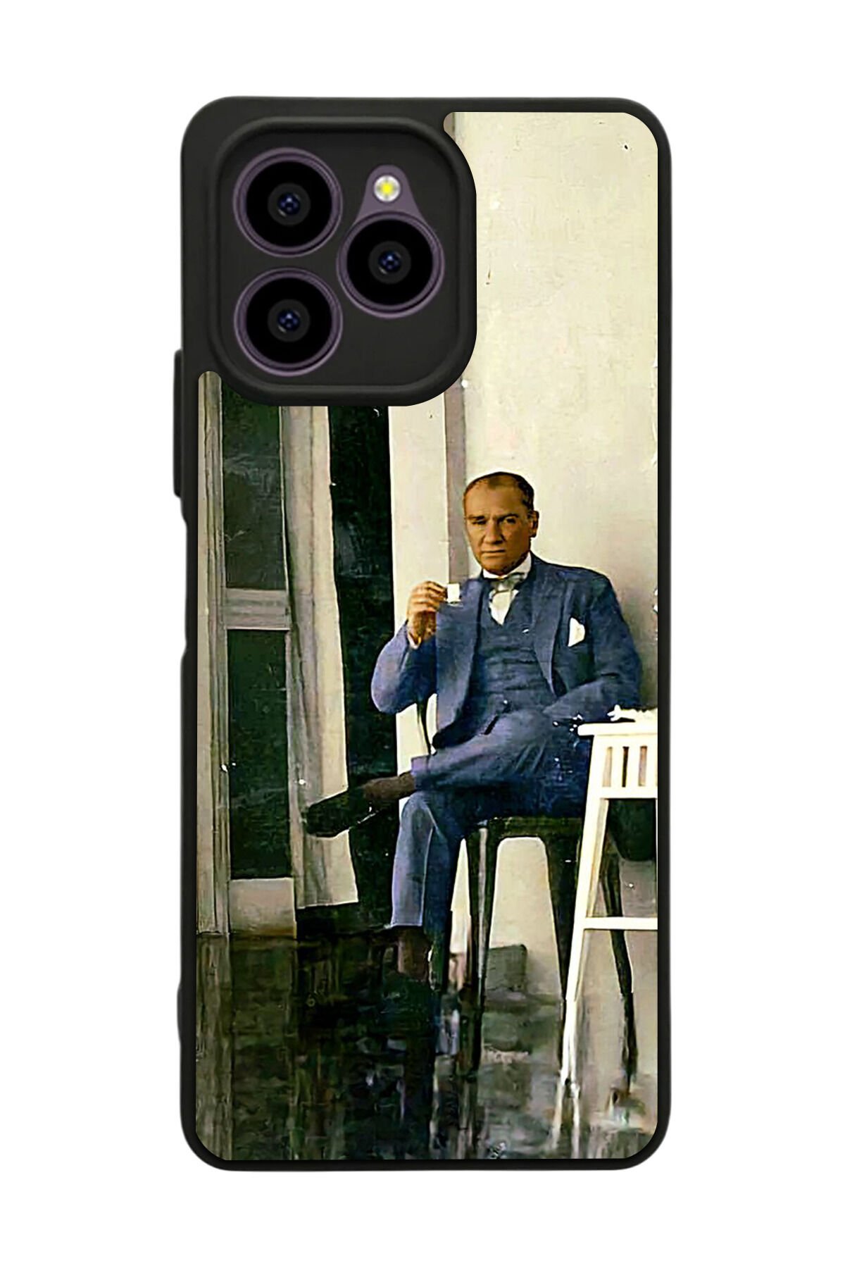 Omix X6 Uyumlu Mustafa Kemal Ataturk Tasarımlı Glossy Premium Kılıf