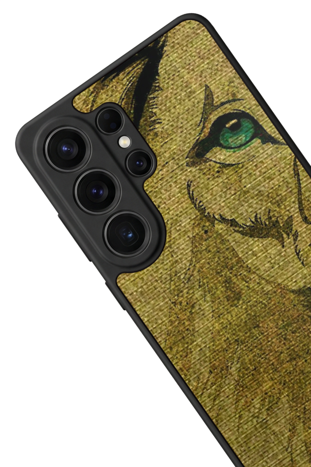 Samsung Galaxy S26 Ultra Uyumlu Aslan Tasarımlı Glossy Premium Kılıf