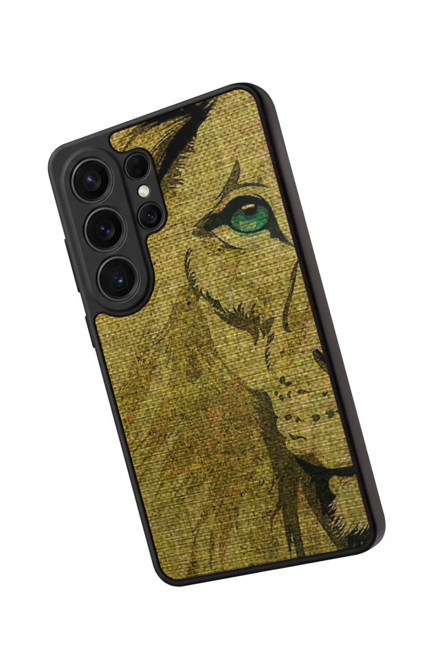 Samsung Galaxy S26 Ultra Uyumlu Aslan Tasarımlı Glossy Premium Kılıf