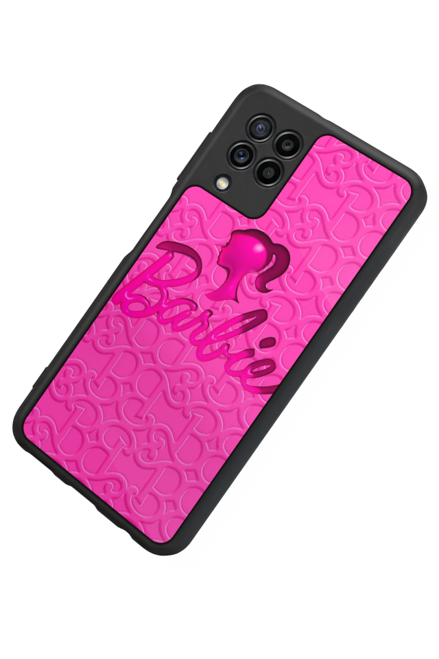 Samsung Galaxy M32 Uyumlu Barbie Tasarımlı Glossy Premium Kılıf