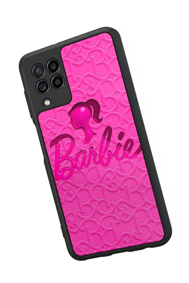 Samsung Galaxy M32 Uyumlu Barbie Tasarımlı Glossy Premium Kılıf