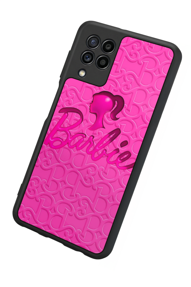 Samsung Galaxy M32 Uyumlu Barbie Tasarımlı Glossy Premium Kılıf