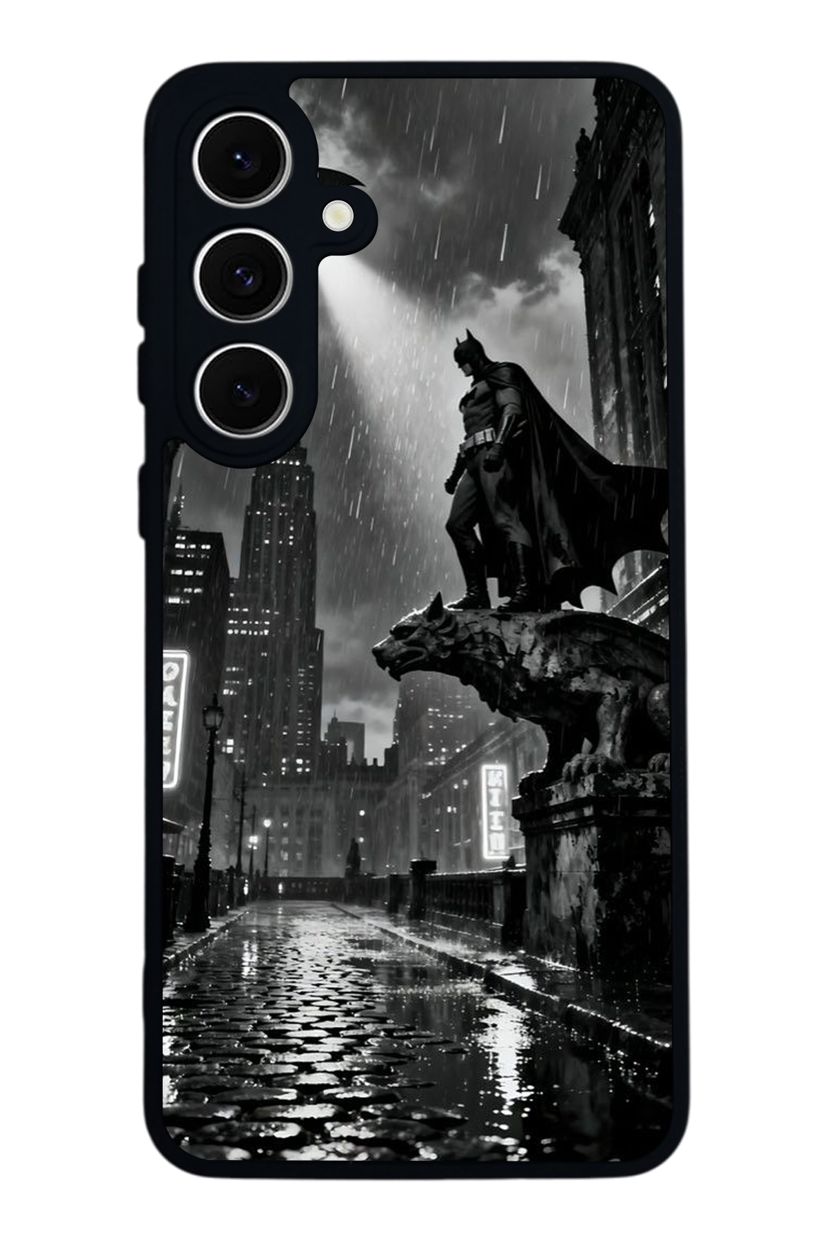 Samsung Galaxy S24 FE Uyumlu Batman Tasarımlı Glossy Premium Kılıf
