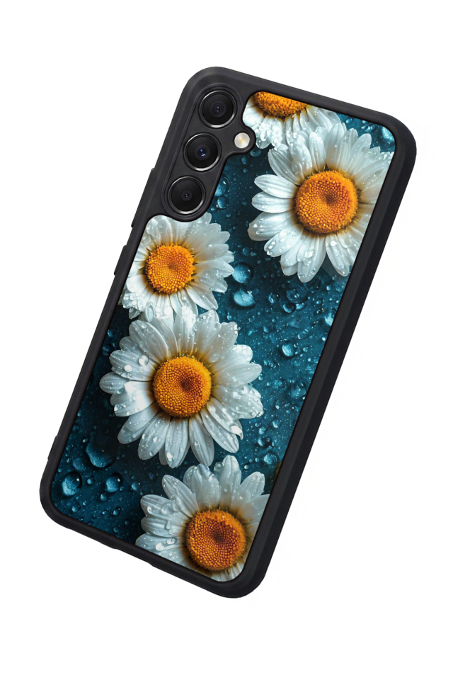 Samsung Galaxy A34 Uyumlu Cicek Tasarımlı Glossy Premium Kılıf