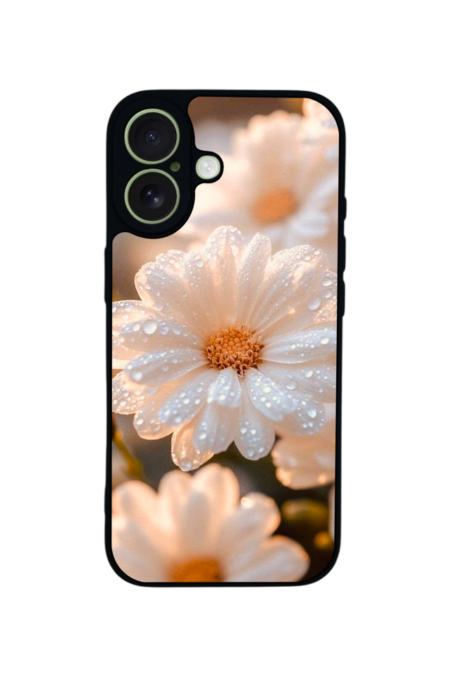 iPhone 17 Uyumlu Cicek Tasarımlı Glossy Premium Kılıf