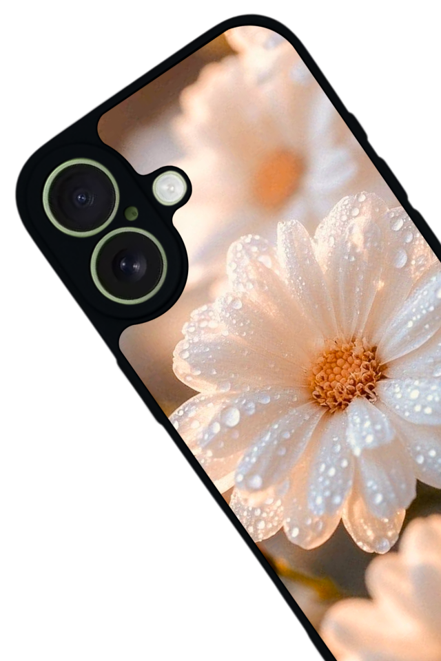 iPhone 17 Uyumlu Cicek Tasarımlı Glossy Premium Kılıf