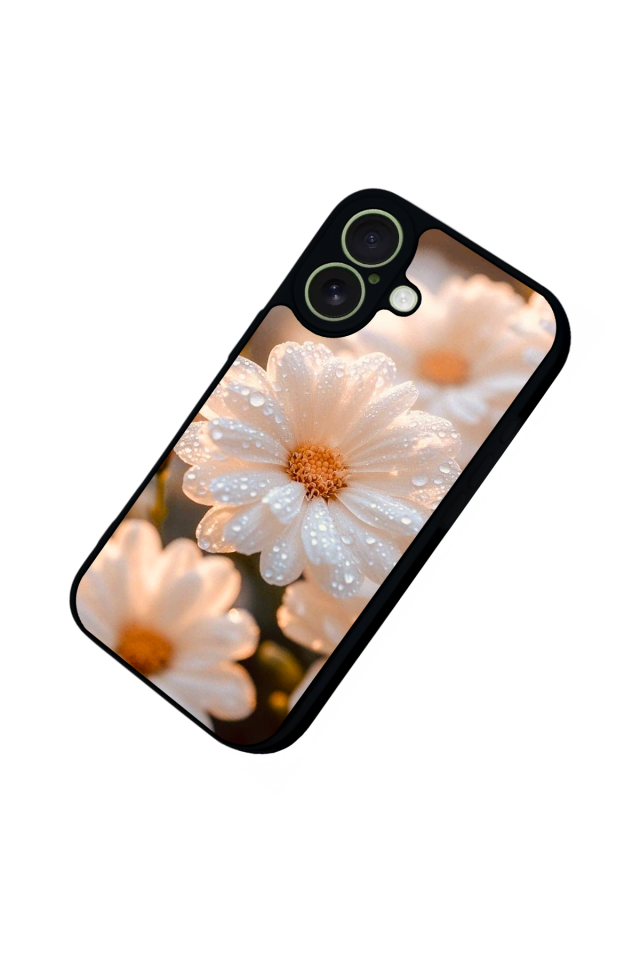 iPhone 17 Uyumlu Cicek Tasarımlı Glossy Premium Kılıf