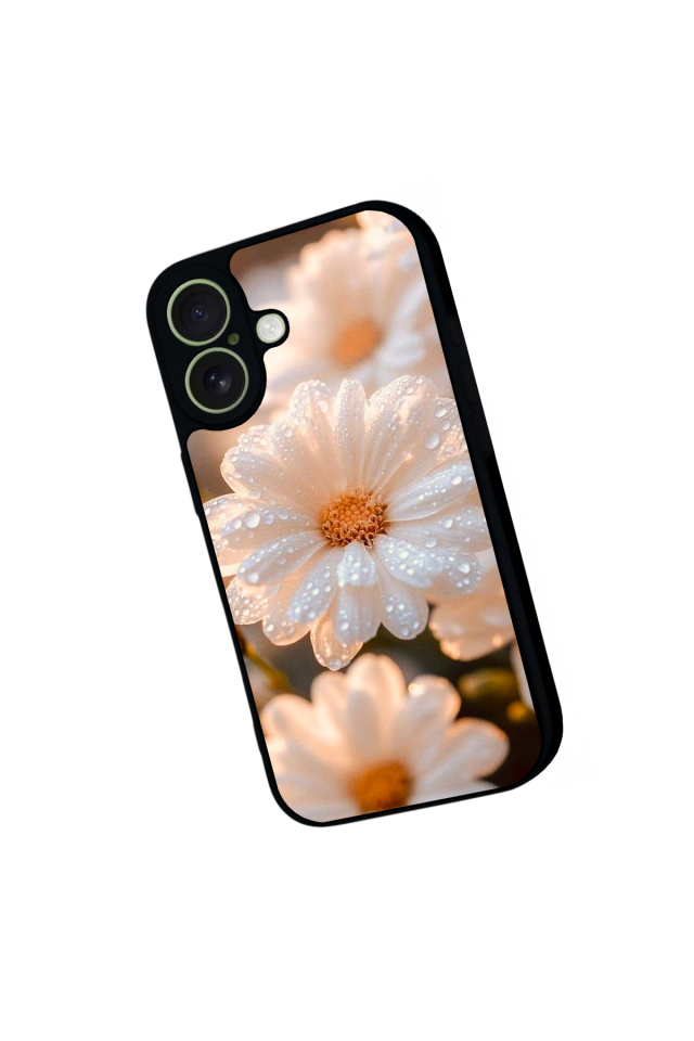 iPhone 17 Uyumlu Cicek Tasarımlı Glossy Premium Kılıf