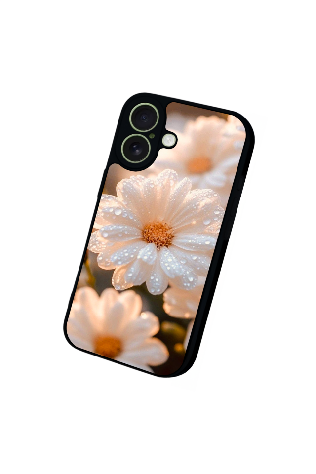 iPhone 17 Uyumlu Cicek Tasarımlı Glossy Premium Kılıf