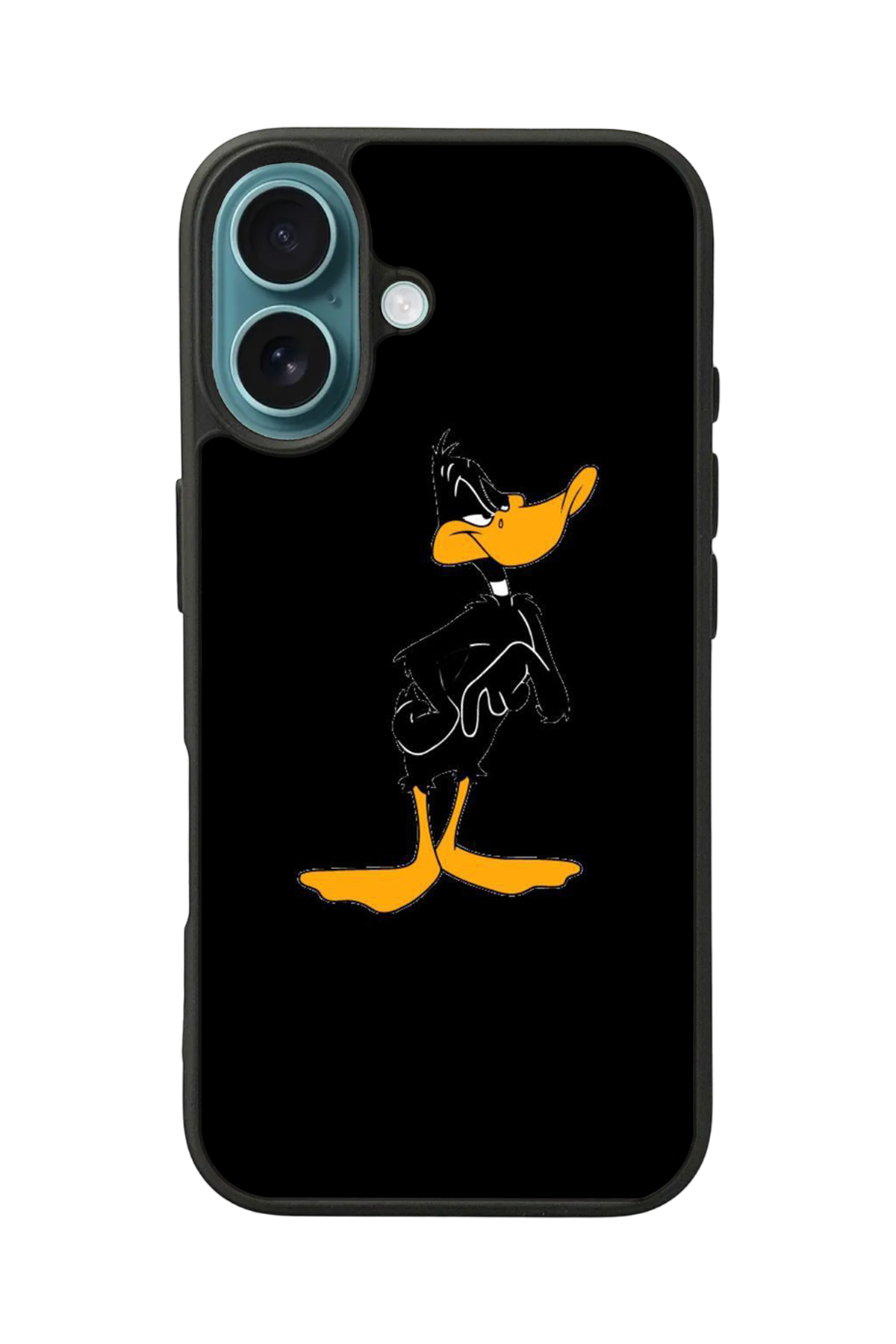 iPhone 16 Plus Uyumlu Daffy duck Tasarımlı Glossy Premium Kılıf