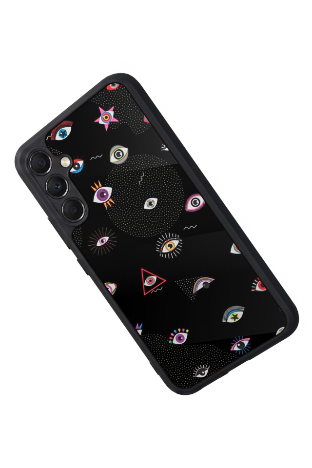 Samsung Galaxy M34 Uyumlu Göz Tasarımlı Glossy Premium Kılıf