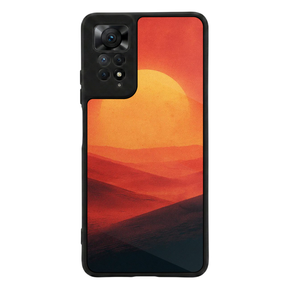 Xiaomi Redmi Note 12 Pro Uyumlu Güneş Tasarımlı Glossy Premium Kılıf