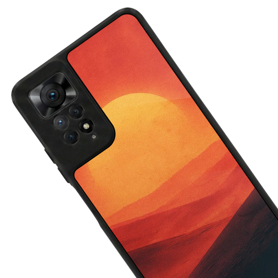 Xiaomi Redmi Note 12 Pro Uyumlu Güneş Tasarımlı Glossy Premium Kılıf