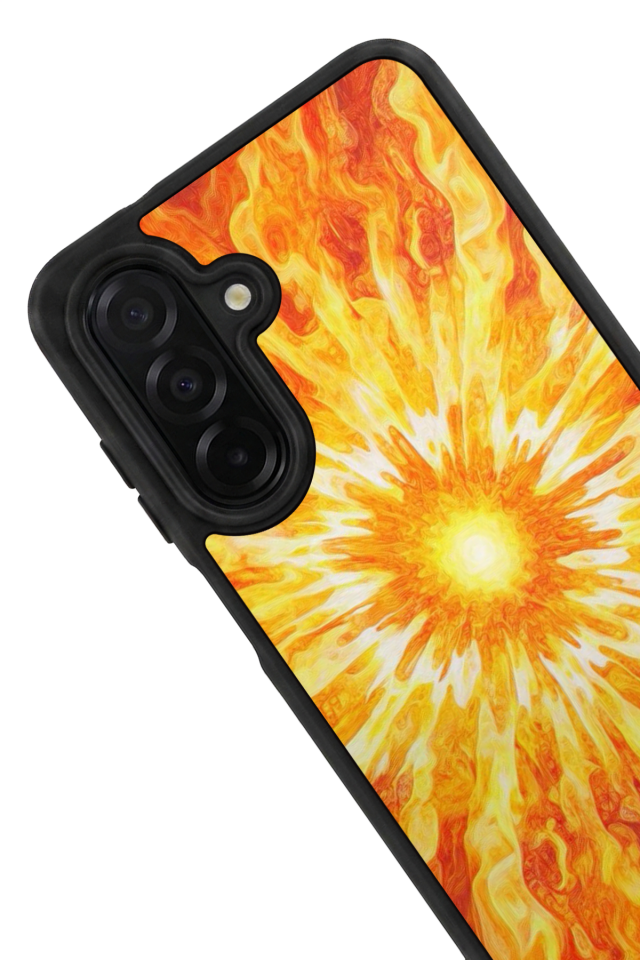 Samsung Galaxy A26 Uyumlu Güneş Tasarımlı Glossy Premium Kılıf