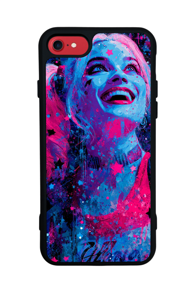 iPhone 8 Uyumlu HarleyQueen Tasarımlı Glossy Premium Kılıf