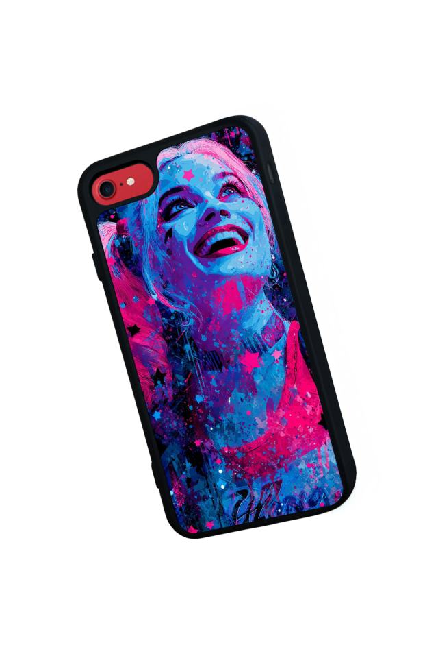 iPhone 8 Uyumlu HarleyQueen Tasarımlı Glossy Premium Kılıf