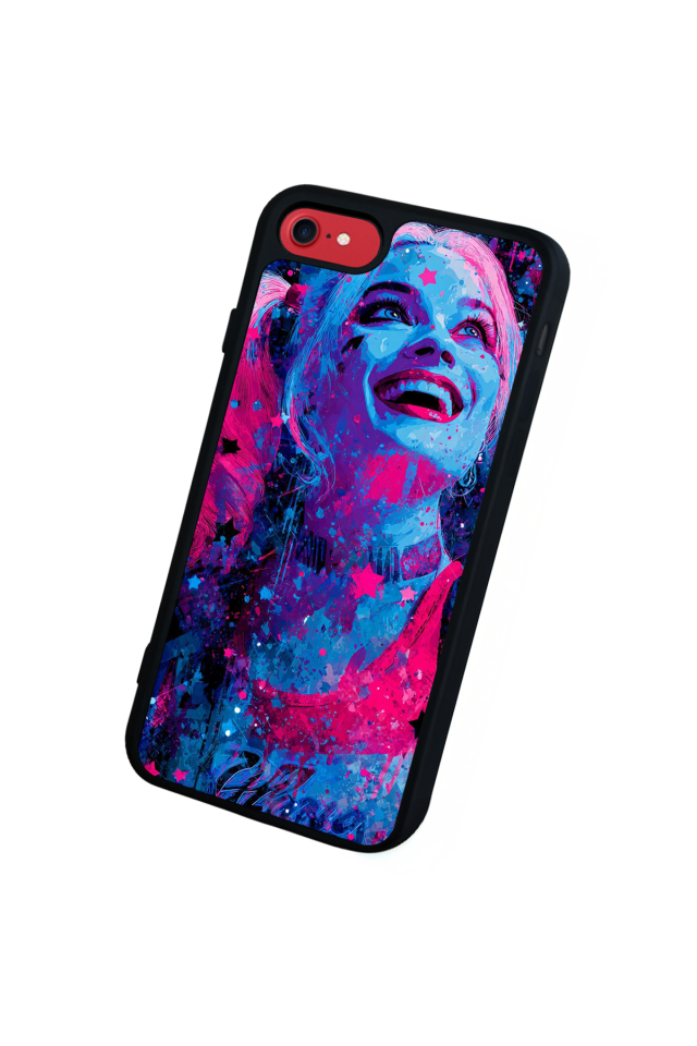 iPhone 8 Uyumlu HarleyQueen Tasarımlı Glossy Premium Kılıf