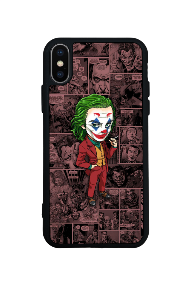 iPhone XS Max Uyumlu Joker Tasarımlı Glossy Premium Kılıf